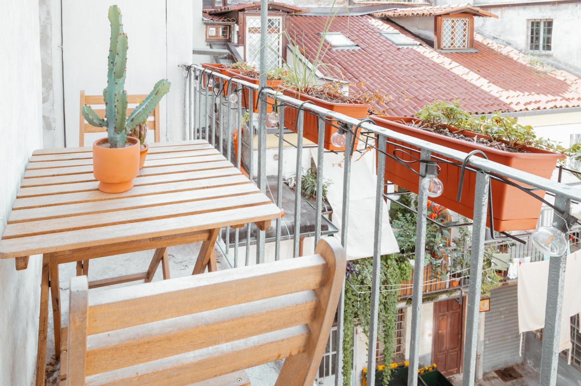 Mercanti Modern Flat - Balcony - Torino Centro Exterior photo